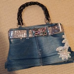 Unique jeans purse